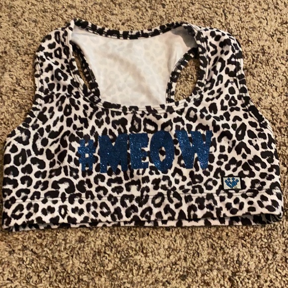 CRAZYPANTS X CHEER ATHLETICS #MEOW BRA YM - Picture 5 of 7